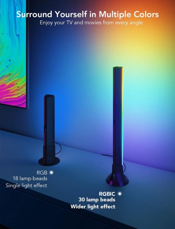 barra de luces govee smart flow pro rgbic tv 55 77 h6046